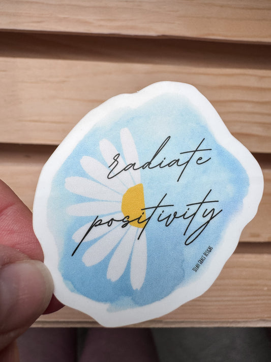 Radiate Positivity Sticker