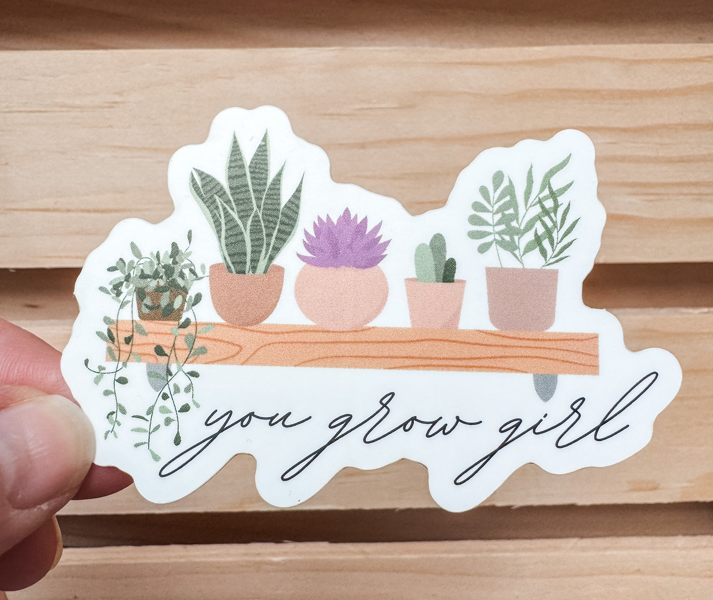 You grow girl Sticker