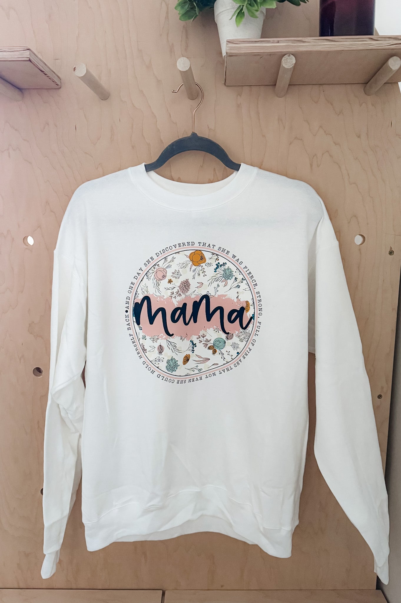 Mama floral circle